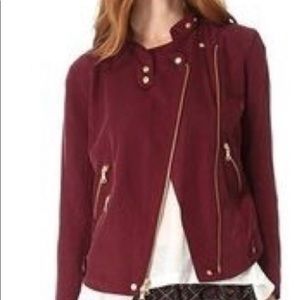 Club Monaco Cupro Moto Jacket